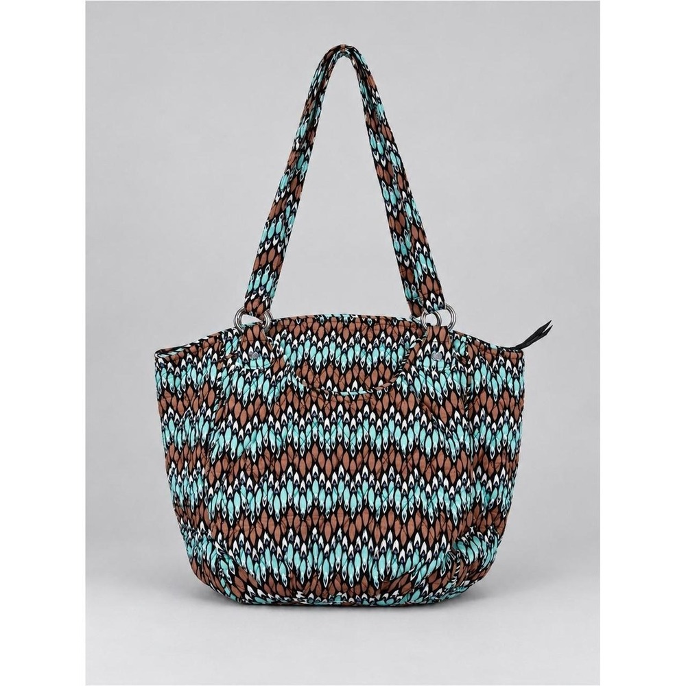 Vera Bradley Sierra Stream Hobo Shoulder Bag Retired Bohemian Quilted